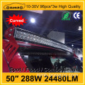 Accessories led 50inch double row curved light bars for atv off road